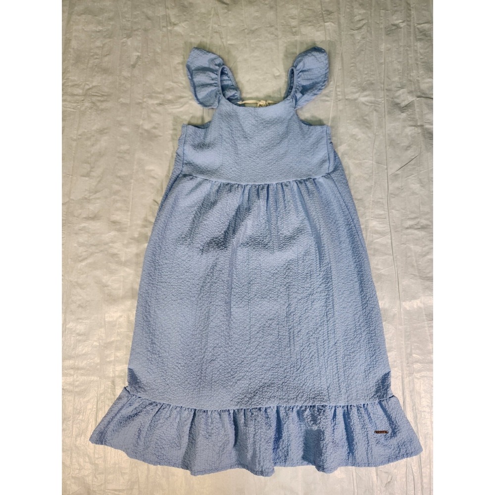 Tahari Girls Dress Size 7 8 Blue Sundress Summer Girl